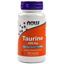Таурин Now Taurine 500 мг 100 капсул