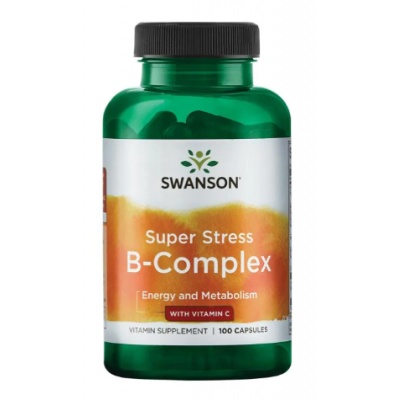 Витамины Swanson Super Stress B Complex W/C 100 капсул