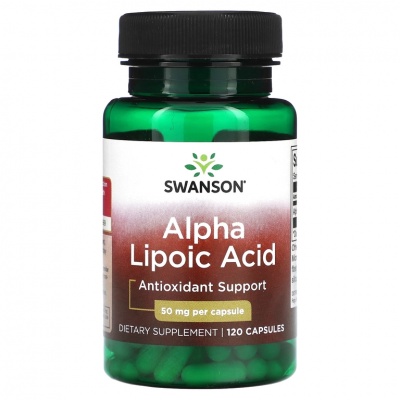 Антиоксидант Swanson Alpha Lipoic Acid 50 мг 120 капсул