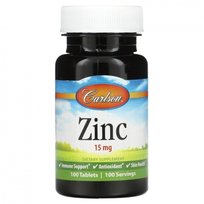 Витамины Carlson Labs Zinc 15 мг 100 таблеток