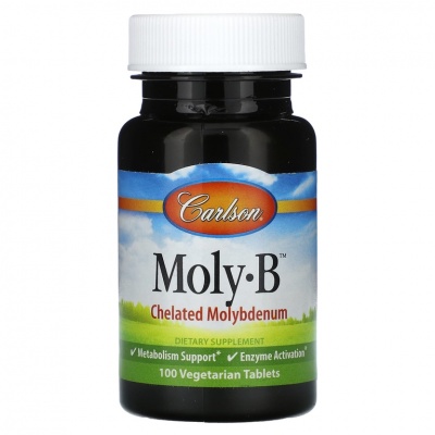 Витамины Carlson Labs Moly-B 100 капсул