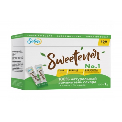 Заменитель сахара Solvie Sweteener 100 гр